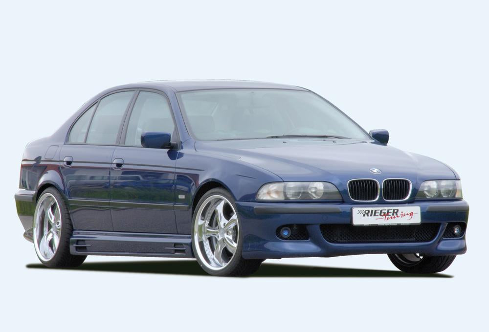 BMW 5er E39 Rieger Spoilerstoßstange mit Halter f. orig. NSW, ABS,
inkl. Alugitter, Gutachten, Montagezubehör