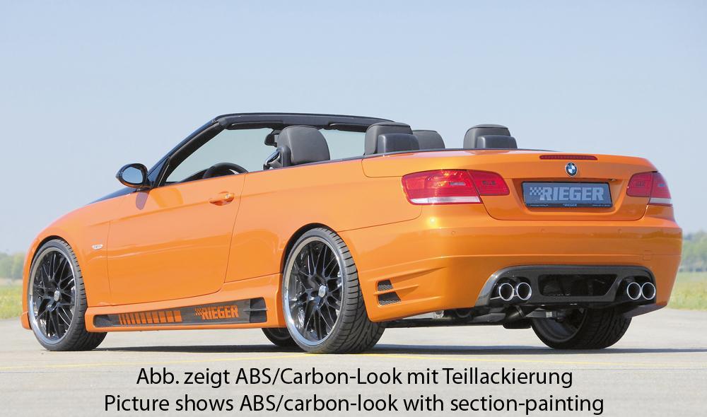 BMW 3er E92 Rieger Heckansatz Nur für 335i ! für Doppelendrohr li. u. re. (335i-Look), ABS,
inkl. Alugitter, Gutachten, Montagezubehör