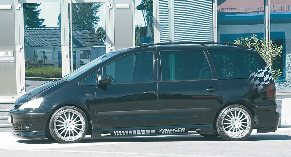 Ford Galaxy (WGR) Rieger Heckschürzenansatz -> ohne Aussparung für AHK ABS,
inkl. Alugitter, Gutachten, Montagezubehör