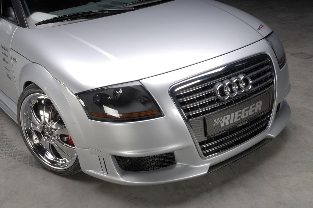 Audi TT (8N) Rieger Spoilerstoßstange R-Frame Achtung: Grill muss separat bestellt werden! ABS,
inkl. Alugitter, Montagezubehör, ABE