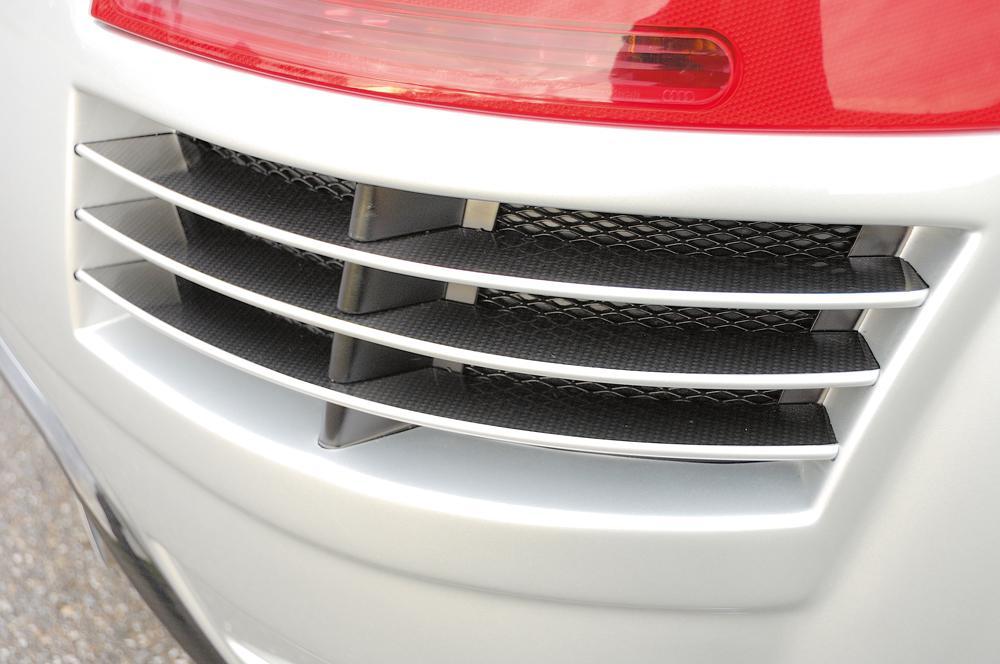 Audi TT (8N) Rieger Heckschürze ABS,
inkl. Montagezubehör, Alugitter, Gutachten