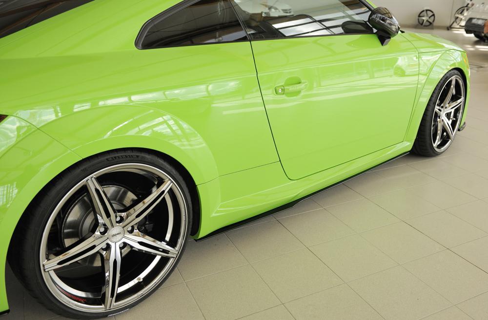 Audi TT (8J-FV/8S) Rieger Seitenschwelleransatz nur für S-Line-Schweller auch TTS / TT-RS rechts, für orig. Seitenschweller, ABS, für Fzg. mit S-Line Exterieur,
inkl. Montagezubehör, Gutachten