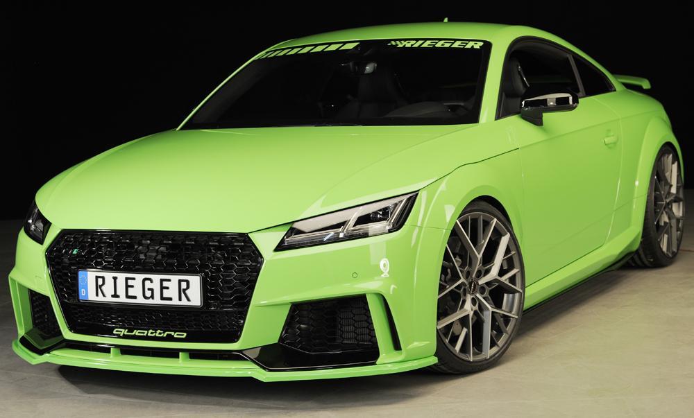 Audi TT RS (8J/8J1-FV/8S) Rieger Spoilerschwert für orig. TT-RS Frontschürze für orig. Frontschürze, ABS,
inkl. Montagezubehör, ABE