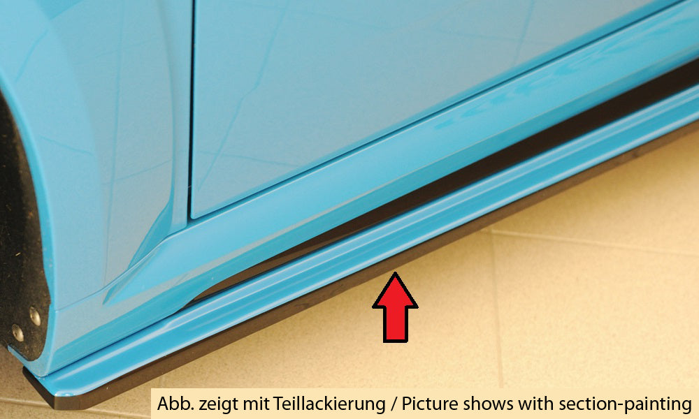 Audi TT RS (8J/8J1-FV/8S) Rieger Seitenschwelleransatz (ca. 19mm) links, für orig. Seitenschweller, ABS, für Fzg. mit S-Li...