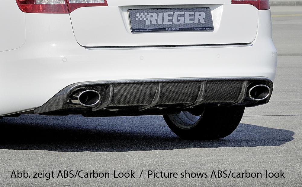 Audi A6 (4F) Rieger Heckeinsatz für Sportendrohr li. u. re., (140x90mm oval), ABS, für Fzg. ohne S-Line Exterieur,
inkl. Montagezubehör, Gutachten