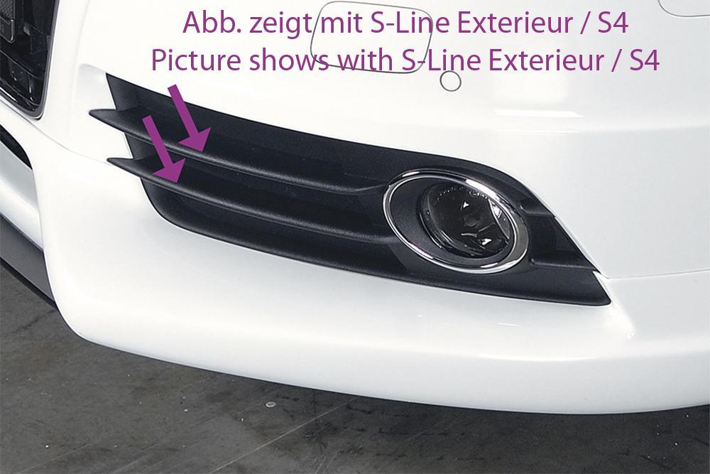 Audi A4 (B8/B81) Rieger Spoilerschwert für Spoilerlippe 55501 mittig, ABS, für Fzg. ohne S-Line Exterieur,
inkl. Montagezubehör, ABE