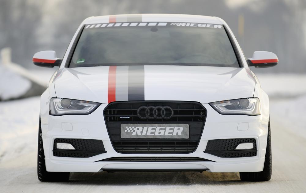 Audi A4 (B8/B81) Rieger Spoilerlippe ab Facelift (01.12 - 10.2014) ABS, für Fzg. mit S-Line Exterieur,
inkl. Montagezubehör, ABE