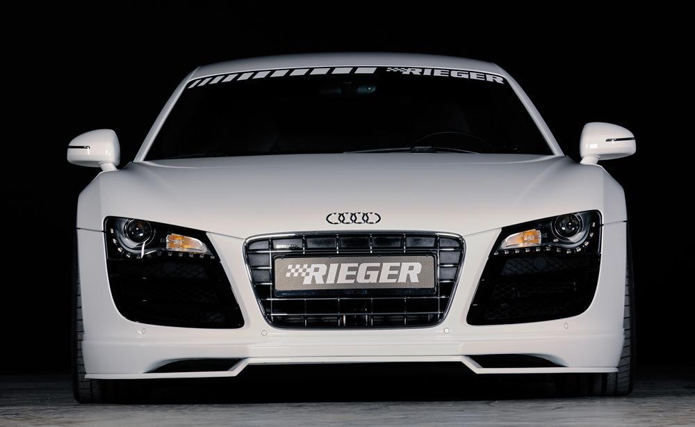 Audi R8 (42) Rieger Spoilerschwert für Spoilerlippe 55611 gekantete Version, für Spoilerlippe, ABS,
inkl. Montagezubehör, ABE
