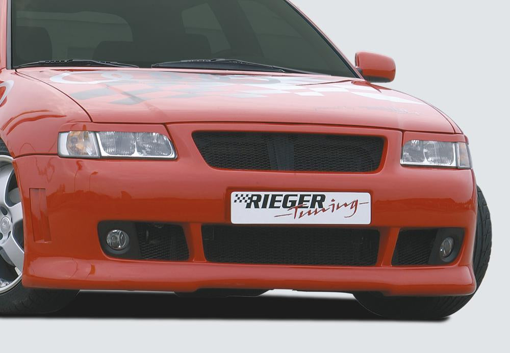 Audi A3 (8L) Rieger Spoilerstoßstange S3-Look für Grill mit Alugitter mit Halter f. orig. NSW, mit integr. Kühlergrilleinfassung, ABS,
inkl. Alugitter, Montagezubehör, ABE