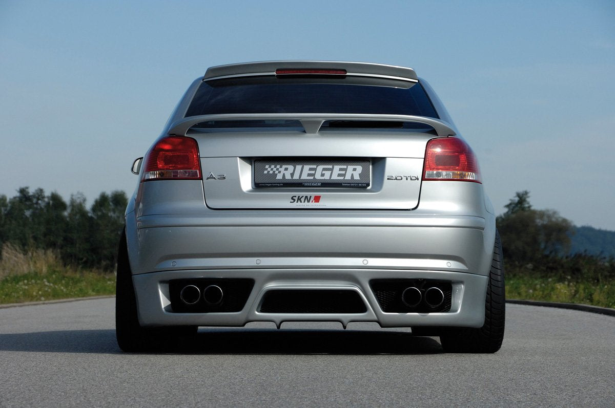 Audi A3 (8P) Rieger Heckflügel -> nicht für Sportback PUR,
inkl. Montagezubehör, ABE