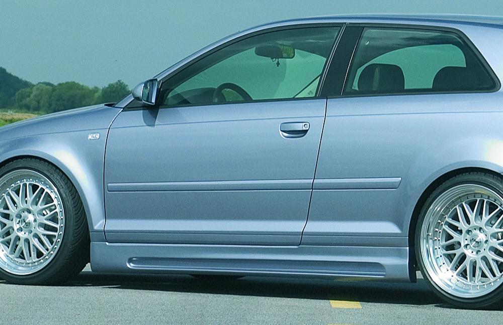 Audi A3 (8P) Rieger Seitenschweller rechts, mit Schacht, ABS,
inkl. Montagezubehör, ABE
