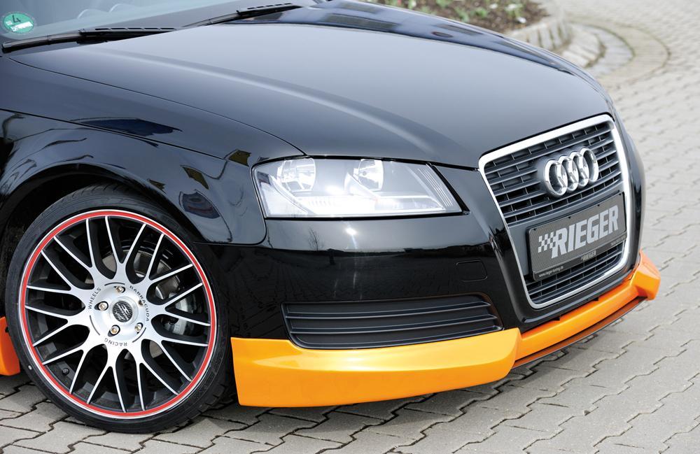 Audi A3 (8P) Rieger Spoilerschwert für Spoilerlippe 56760 mittig, für Spoilerlippe, ABS, für Fzg. ohne S-Line Exterieur,
inkl. Montagezubehör, ABE