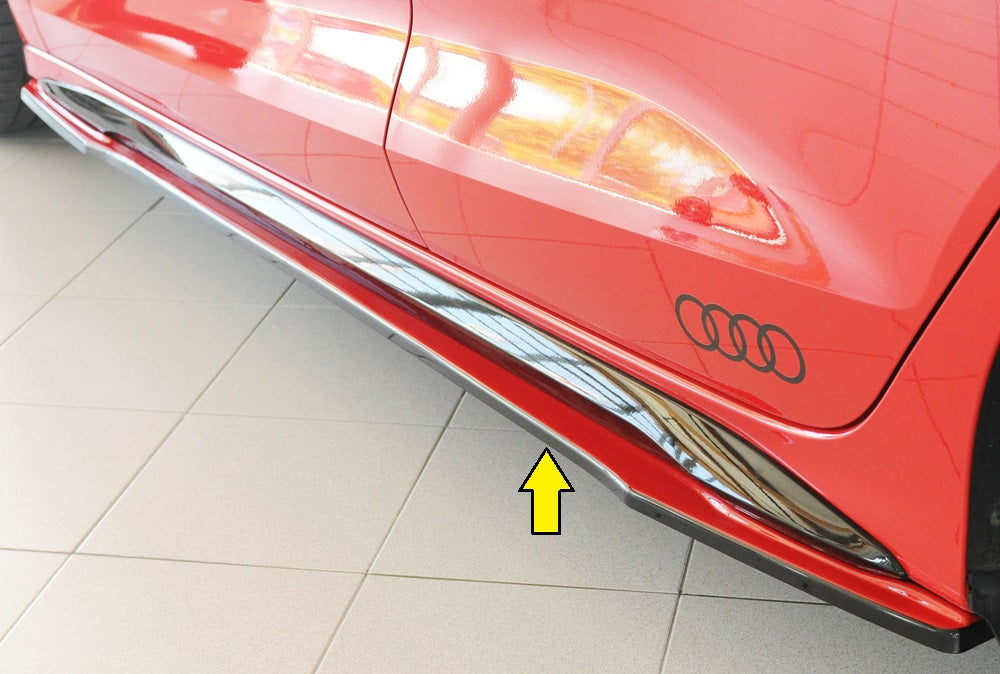 Audi A3 S3 (GY) Rieger Seitenschwelleransatz links, für orig. Seitenschweller, ABS, für Fzg. mit S-Line Exterieur, 
inkl. ...