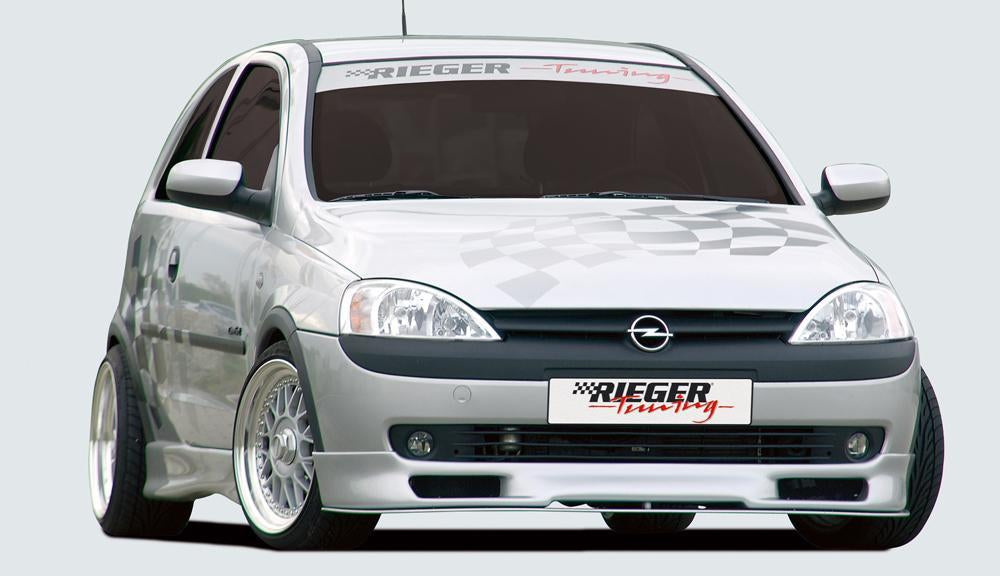 Opel Corsa C Rieger Spoilerschwert für Spoilerlippe 58910 gerade Version, für Spoilerlippe, ABS,
inkl. Montagezubehör, Gutachten