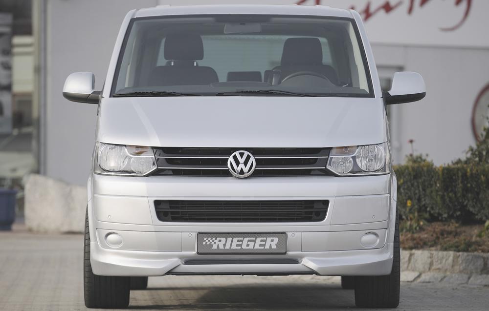 VW T5 Bus Rieger Spoilerlippe für alle Modelle mit Multivan-/Caravellefront ABS,
inkl. Montagezubehör, ABE