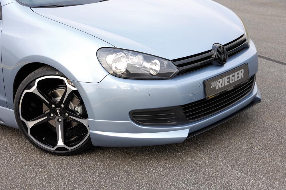VW Golf 6 Rieger Spoilerlippe für Spoilerlippe, ABS,
inkl. Montagezubehör, ABE