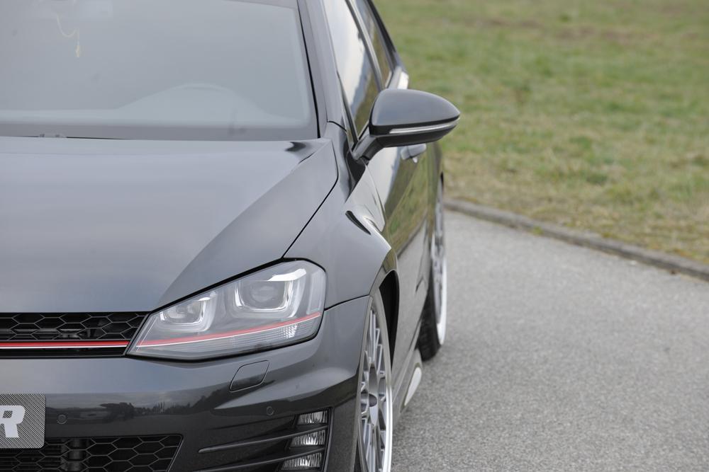 VW Golf 7 Rieger Kotflügel für extreme Tieferlegung ca. 30mm breiter als orig Kotflügel links, ABS,
inkl. Montagezubehör, Gutachten