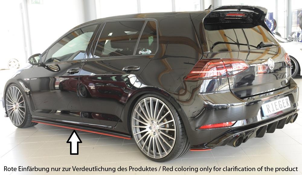 VW Golf 7 GTD Rieger Seitenschwelleransatz für orig. GTI-/GTD-/GTE-Seitenschweller links, für orig. Seitenschweller, ABS,
inkl. Montagezubehör, Gutachten