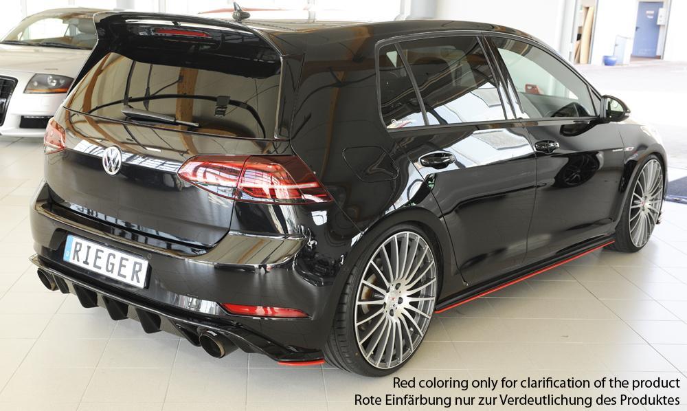 VW Golf 7 GTI Rieger Heckschürzenansatz seitlich rechts für Rieger Heckeinsatz rechts, für Rieger Heckeinsatz, ABS,
inkl. Montagezubehör, Gutachten