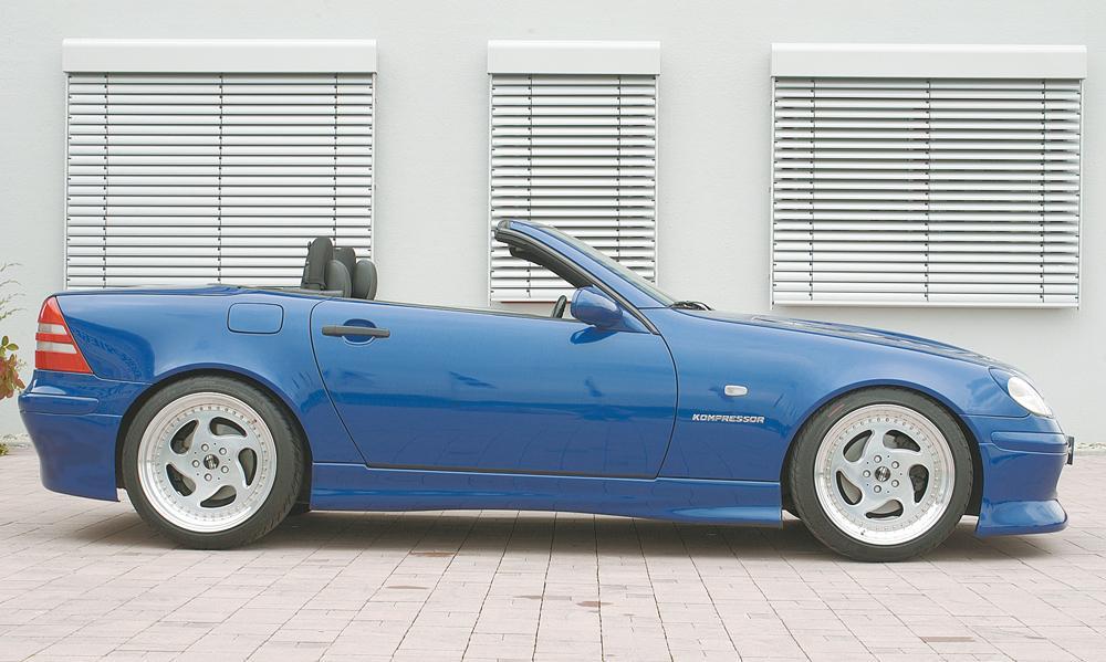 Mercedes SLK (R170) Rieger Seitenschweller rechts, ABS,
inkl. Gutachten, Montagezubehör