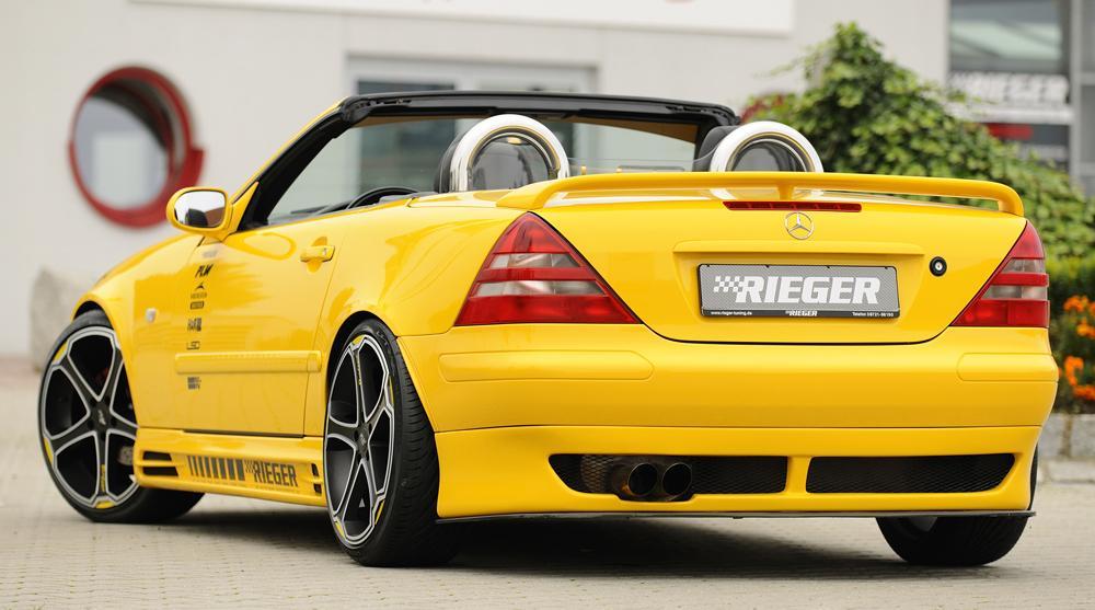 Mercedes SLK (R170) Rieger Seitenschweller links, mit Schacht und 2 Ausschnitten, ABS,
inkl. Alugitter, Gutachten, Montagezubehör