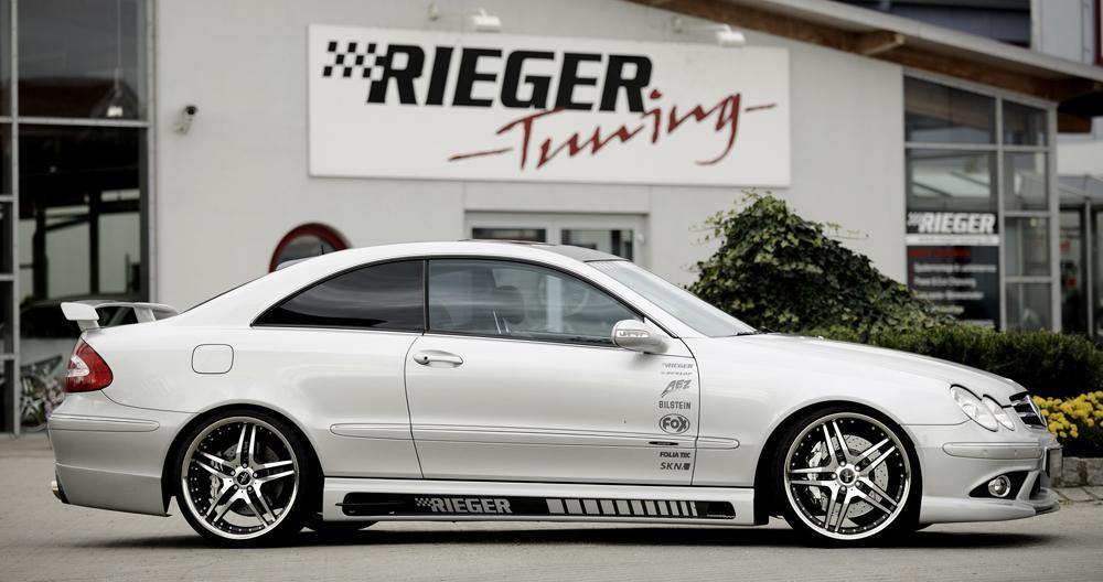 Mercedes CLK (W209) Rieger Spoileransatz ABS,
inkl. Montagezubehör, Alugitter, ABE