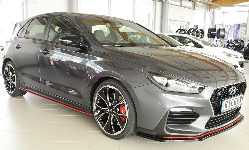 Hyundai i30 N (PDE) Rieger Seitenschwelleransatz nur für orig. N-Schweller links, für orig. Seitenschweller, ABS,
inkl. Montagezubehör, Gutachten