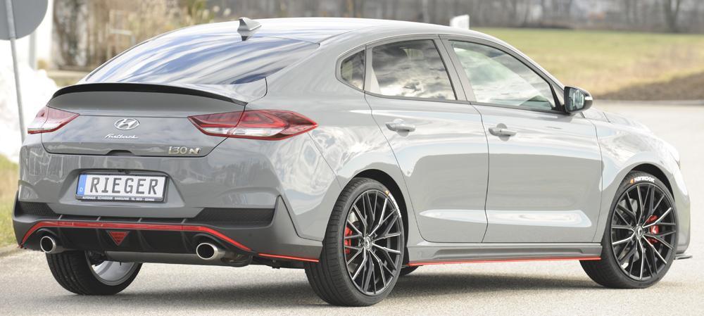 Hyundai i30 N (PDE) Rieger Heckschürzenansatz seitlich links für orig. N-Heckeinsatz (Fastback) links, für orig. Heckeinsatz, ABS,
inkl. Montagezubehör, Gutachten