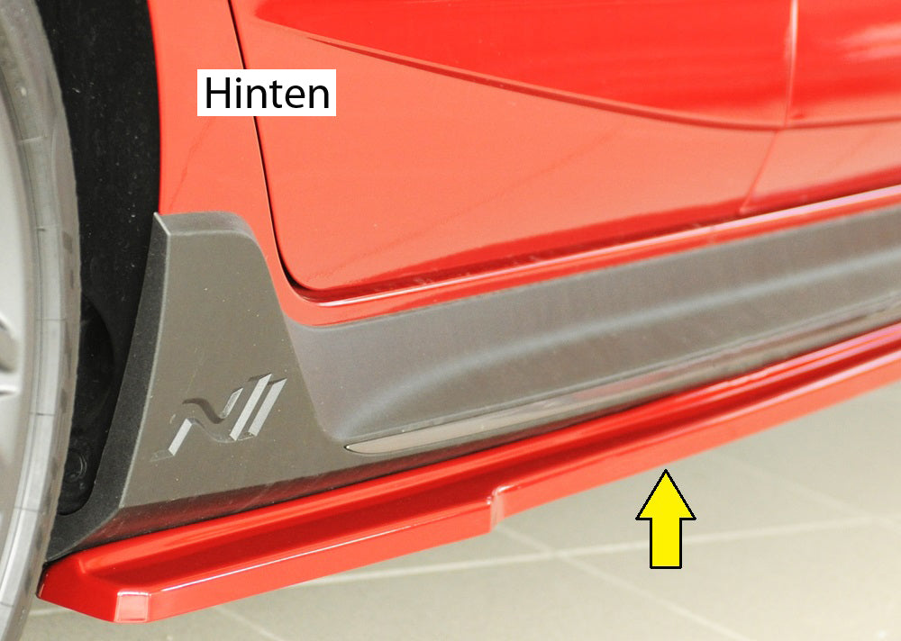 Hyundai i20 N-Performance  (BC3) Rieger Seitenschwelleransatz links, für orig. Seitenschweller, ABS, 
inkl. Montagezubehör...