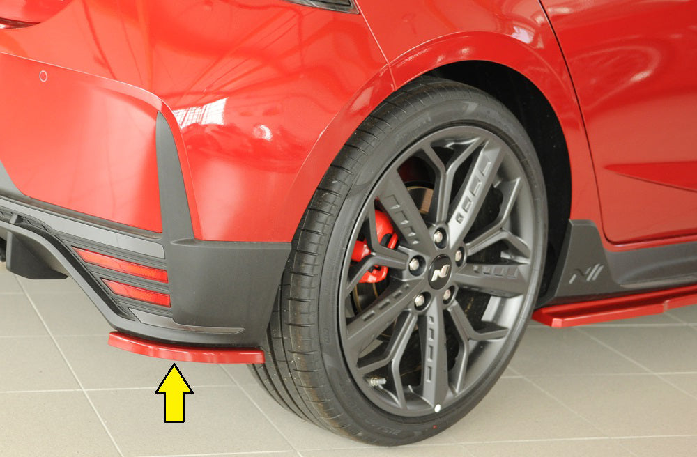 Hyundai i20 N-Performance  (BC3) Rieger Heckschürzenansatz seitlich rechts rechts, für orig. Heckeinsatz, ABS, 
inkl. Mont...