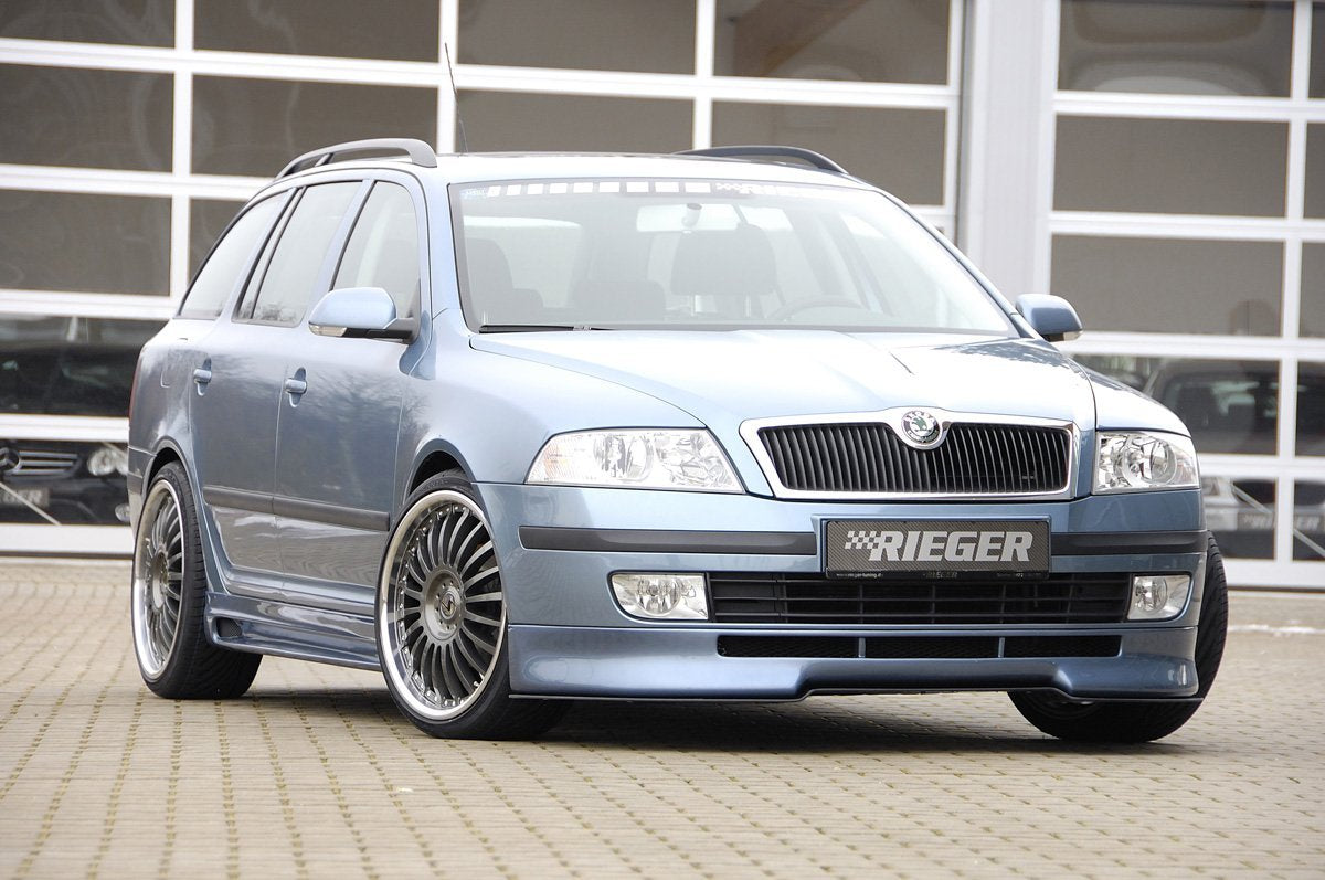 Skoda Octavia (1Z) Rieger Spoilerlippe ABS,
inkl. Montagezubehör, Alugitter, ABE