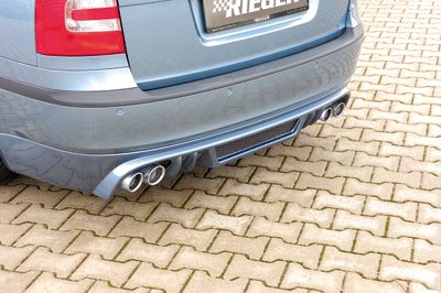 Skoda Octavia (1Z) Rieger Heckschürzenansatz für Endrohr li., ABS,
inkl. Alugitter, Montagezubehör, Gutachten