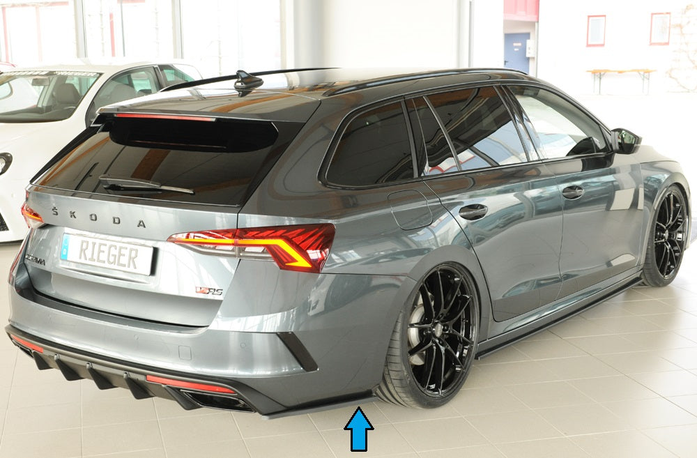 Skoda Octavia RS (NX) Rieger Heckschürzenansatz seitlich rechts rechts, für RIEGER Heckeinsatz, ABS,
inkl. Montagezubehör...