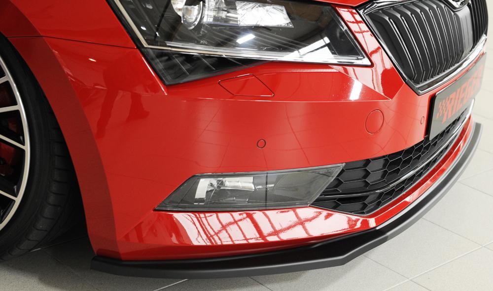 Skoda Superb III (3T/3V) Rieger Spoilerschwert für orig. Frontschürze für orig. Frontschürze, ABS,
inkl. Montagezubehör, ABE