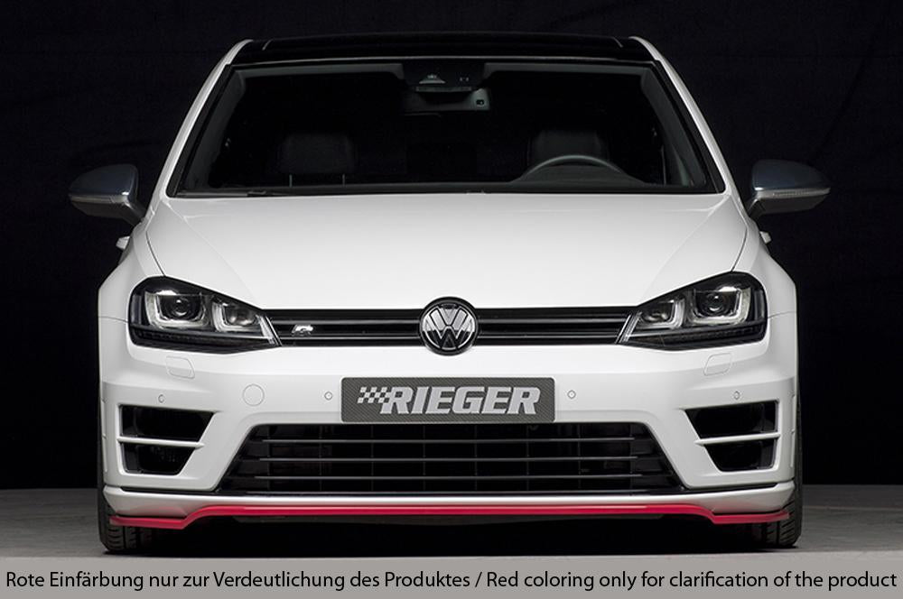 VW Golf 7 Rieger Spoilerschwert nur für R / R-Line für orig. Frontschürze ABS, schwarz glänzend, für Fzg. mit R-Line Exterieur,
inkl. Montagezubehör, ABE