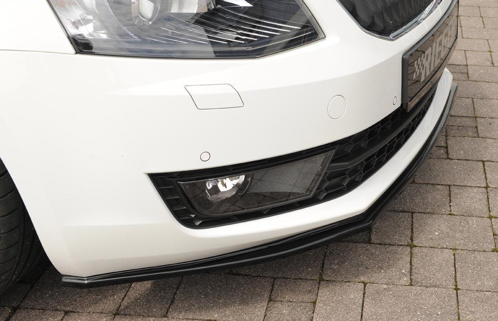 Skoda Octavia (5E) Rieger Spoilerschwert für orig. Frontschürze für orig. Frontschürze, ABS, schwarz glänzend,
inkl. Montagezubehör, ABE
