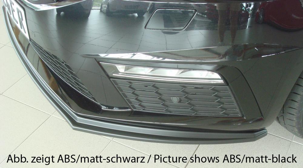 Skoda Octavia RS (5E) Rieger Spoilerschwert für orig. RS-Frontschürze für orig. Frontschürze, ABS, schwarz glänzend,
inkl. Montagezubehör, ABE