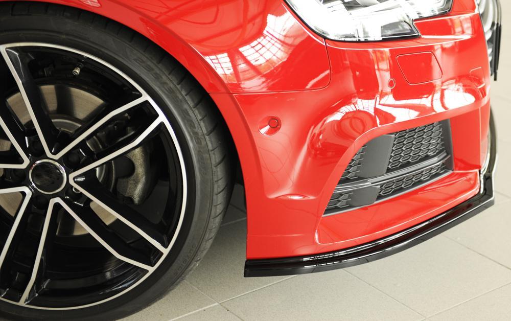 Audi A3 (8V) Rieger Spoilerschwert für orig. S-Line Frontschürze für orig. Frontschürze, ABS, schwarz glänzend, für Fzg. mit S-Line Exterieur,
inkl. Montagezubehör, ABE