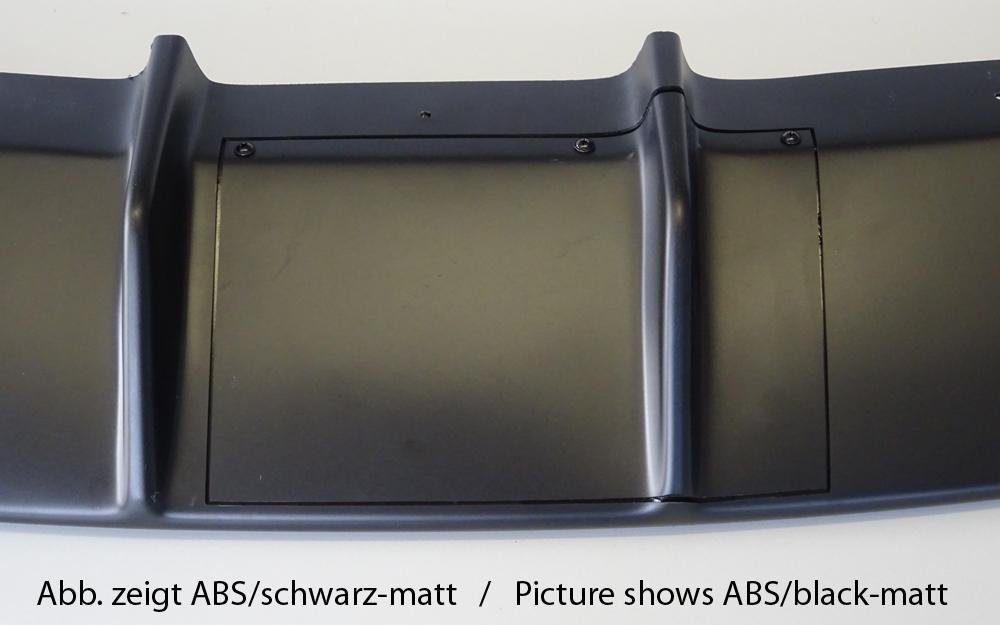 Seat Leon FR (5F) Rieger Heckeinsatz (wie 88147+AHK) für Fzg. mit orig. Anhängekupplung für Sportendrohr li. u. re., (152x95mm oval), ABS, schwarz glänzend, für Fzg. mit Anhängekupplung,
inkl. Montagezubehör, Gutachten