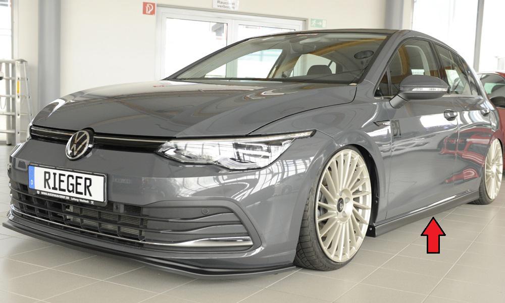 VW Golf 8 Rieger Seitenschweller (XS) rechts, ABS, schwarz glänzend,
inkl. Montagezubehör, Gutachten