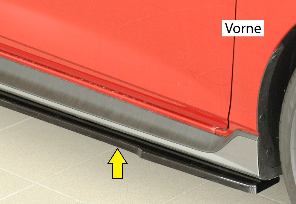 Hyundai i20 N (BC3) Rieger Seitenschwelleransatz rechts, für orig. Seitenschweller, ABS, schwarz glänzend,
inkl. Montage...