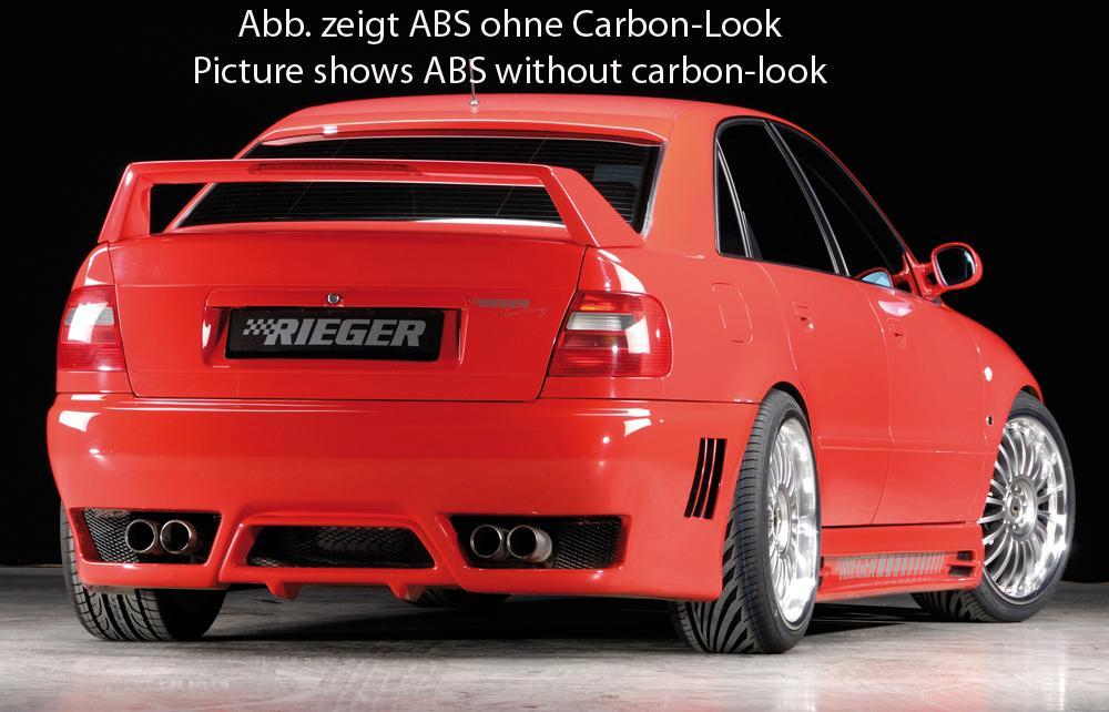 Audi A4 (B5) Rieger Heckscheibenblende ABS, Carbon-Look,
inkl. Gutachten, Montagezubehör