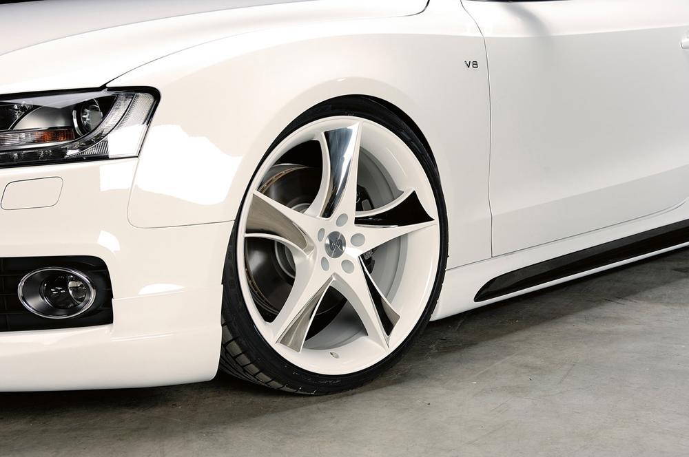 Audi A5 (B8/B81) Rieger Seitenschweller links, mit Schacht, mit Ausschnitt, ABS, Carbon-Look, für Fzg. mit S-Line Exterieur und ohne S-Line Exterieur,
inkl. Montagezubehör, Alugitter, Gutachten