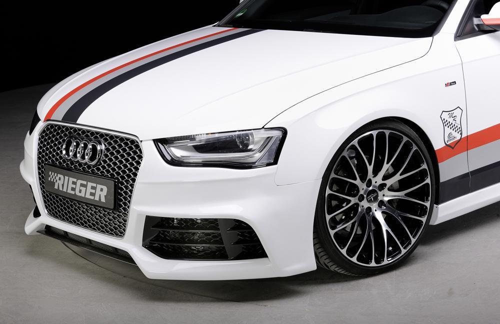Audi A4 (B8/B81) Rieger Spoilerschwert für Spoilerstoßstange 55540/1/2/3/4/5/6/7 mittig, für Spoilerstoßstange, ABS, Carbon-Look, für Fzg. mit S-Line Exterieur und ohne S-Line Exterieur,
inkl. Montagezubehör, ABE