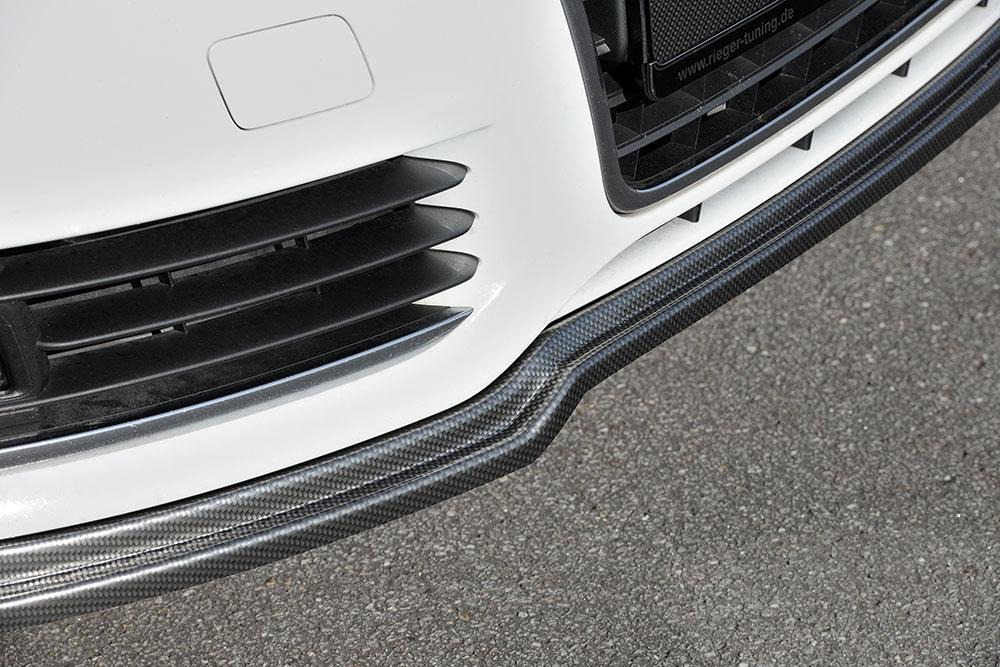 Audi A6 (4F) Rieger Spoilerlippe ABS, Carbon-Look, für Fzg. ohne S-Line Exterieur,
inkl. Montagezubehör, ABE