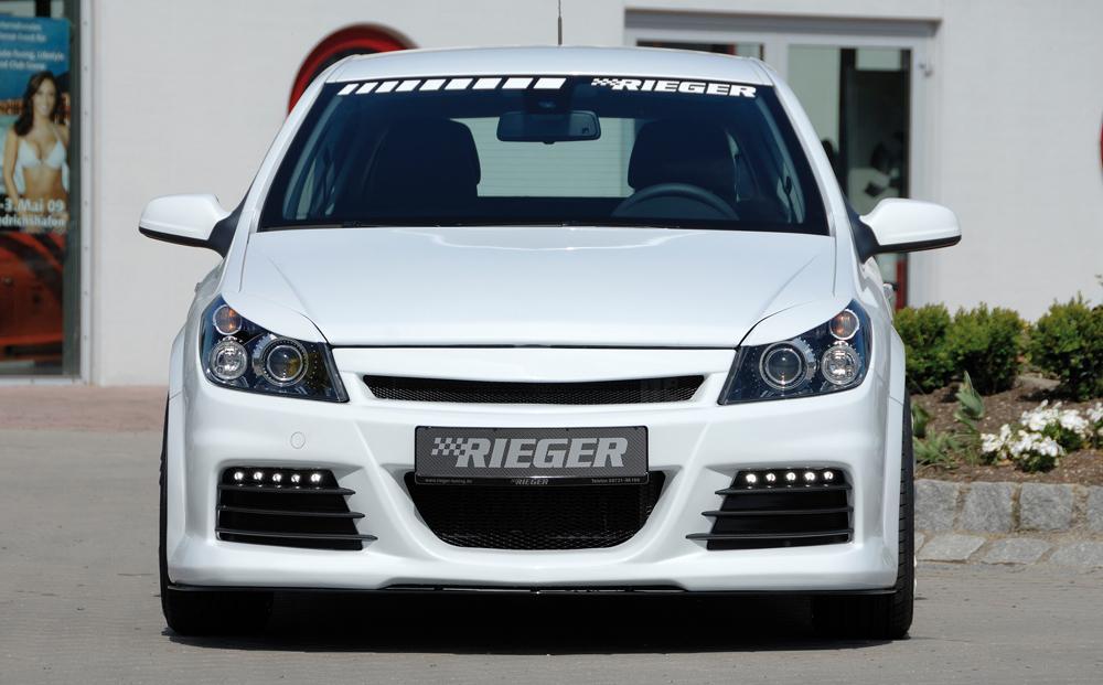 Opel Astra H Rieger Lufteinlassblenden Aufpreis gegenüber ABS-Version links, rechts, für Spoilerstoßstange, ABS, Carbon-Look, für Fzg. mit OPC und ohne OPC