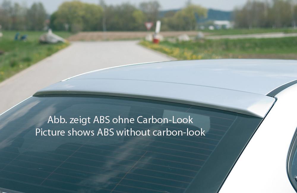 BMW 3er E46 Rieger Heckscheibenblende ABS, Carbon-Look,
inkl. Gutachten, Montagezubehör