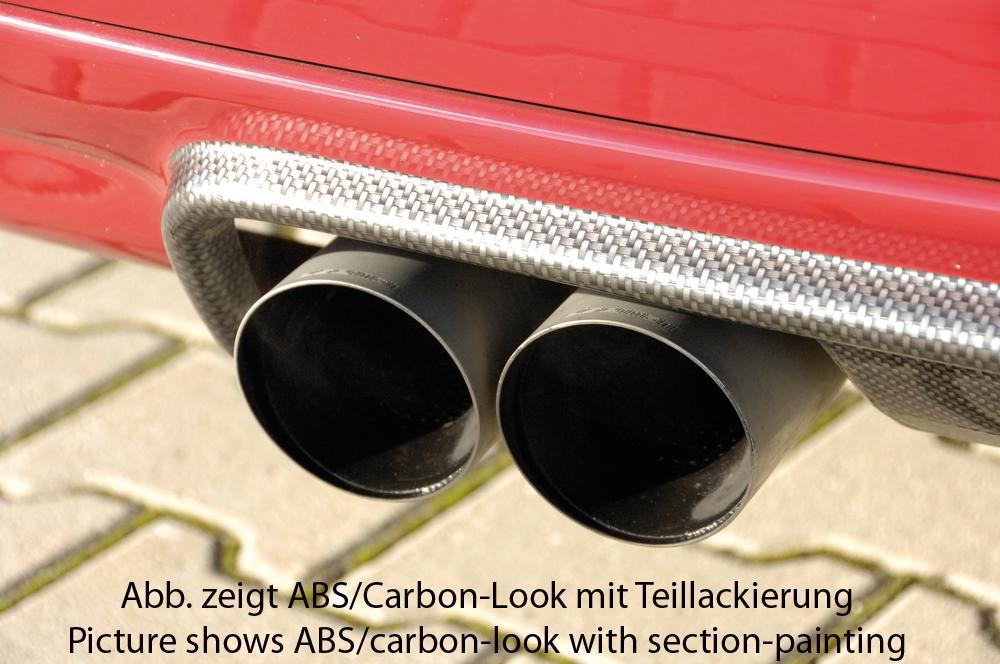 BMW 3er E46 M3 Rieger Heckeinsatz CSL-Look ABS, Carbon-Look,
inkl. Gutachten, Montagezubehör