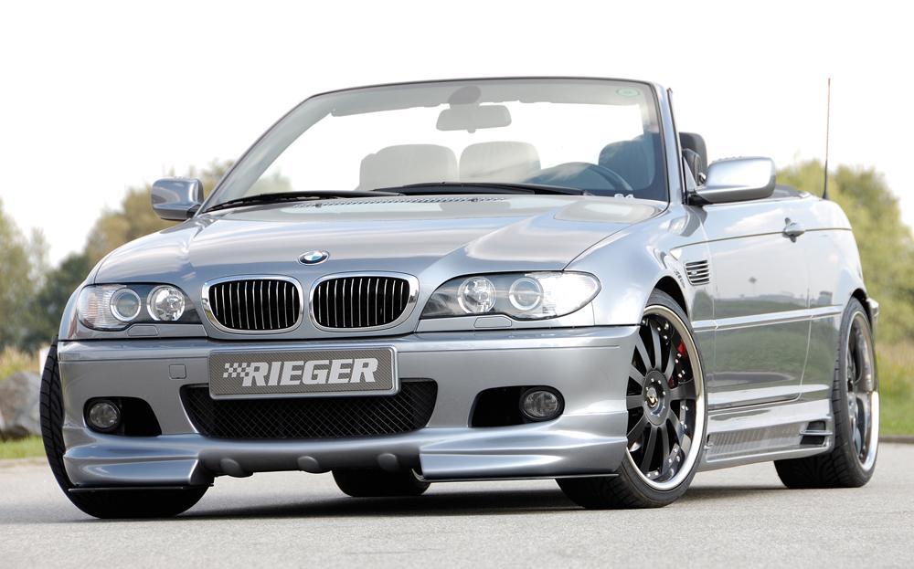 BMW 3er E46 Rieger Spoilerschwert 2-teilig, für Spoilerlippe 50118 für Spoilerlippe, 2-tlg., ABS, Carbon-Look, für Fzg. mit M-Technik,
inkl. Montagezubehör, ABE