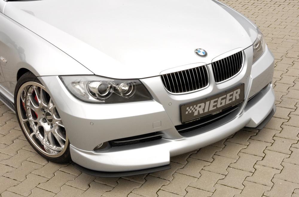 BMW 3er E90 Rieger Spoilerschwert für Spoilerlippe 53400 2-tlg., für Spoilerlippe, ABS, Carbon-Look,
inkl. Montagezubehör, ABE